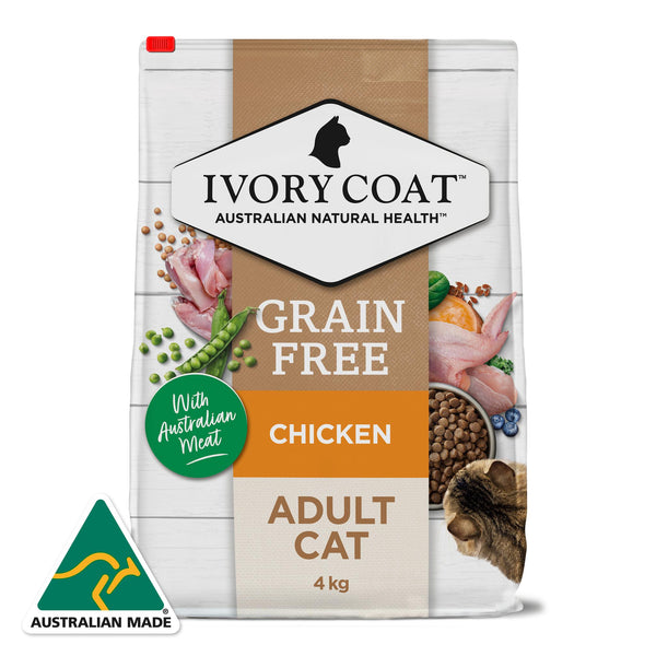Ivory Coat Adult Grain Free Chicken Cat Dry Food 4kg