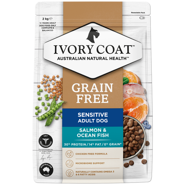 Ivory Coat Adult Grain Free Oceanfish & Salmon Dry Dog Food