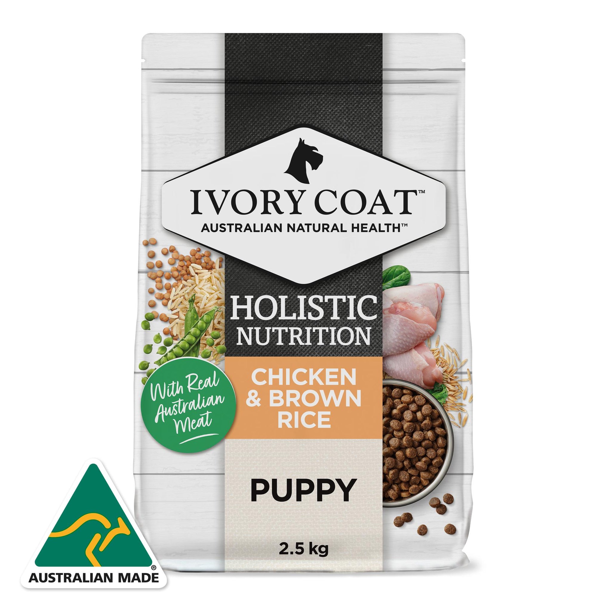 Ivory Coat Holistic Nutrition Puppy Chicken & Brown Rice Dry Dog Food