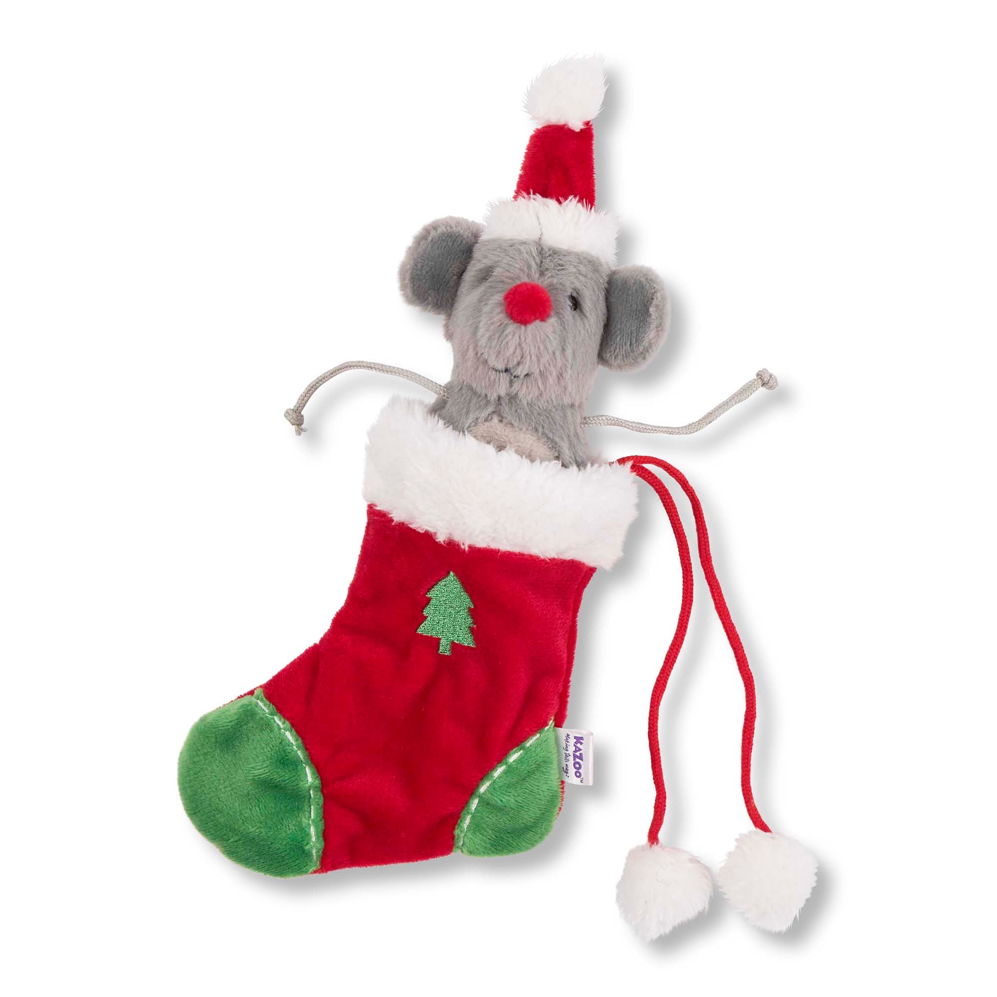 Kazoo Christmas Kitty Mouse in Stocking