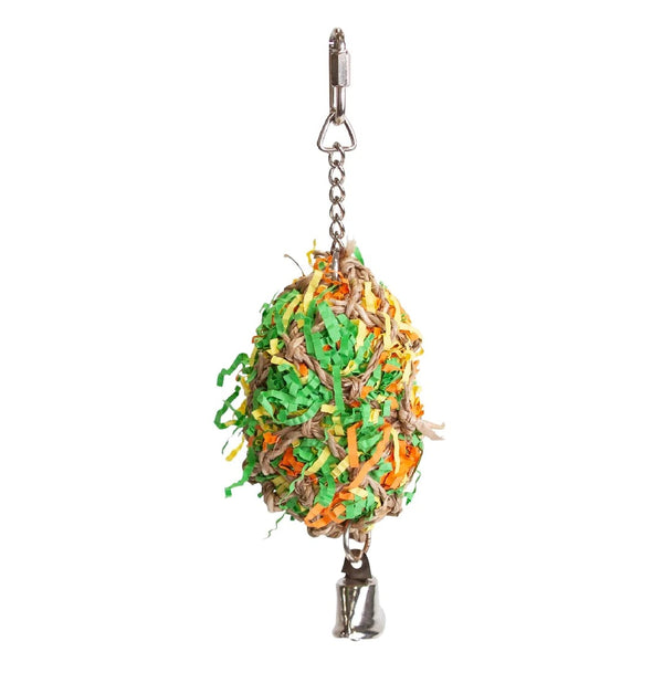 Kazoo Crinkle Ball With Bell Bird Toy Medium