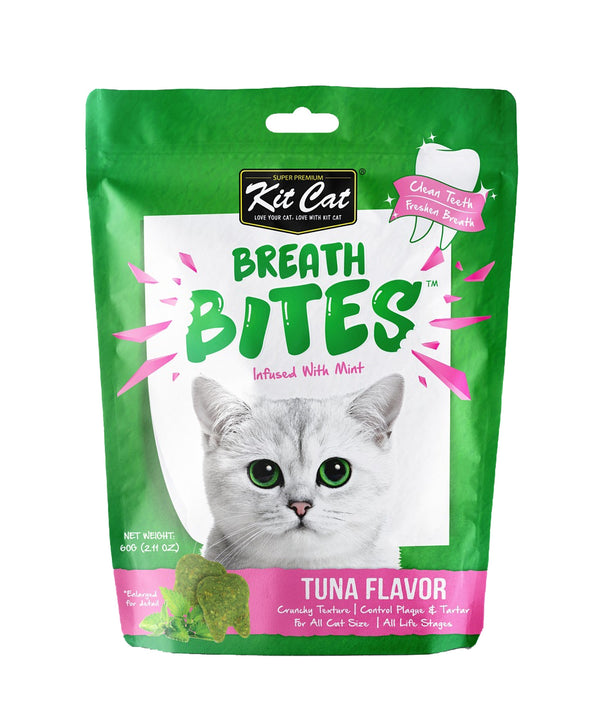 Kit Cat Breath Bites Cat Treat Tuna 60g
