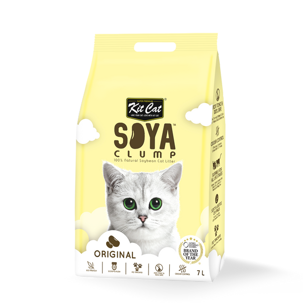 Kit Cat Soya Clumping Cat Litter Original 7L