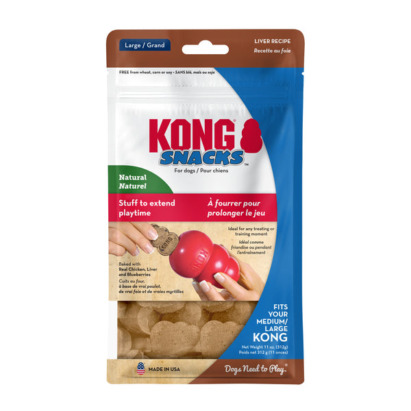 KONG Snacks Liver Dog Treats Large 300g
