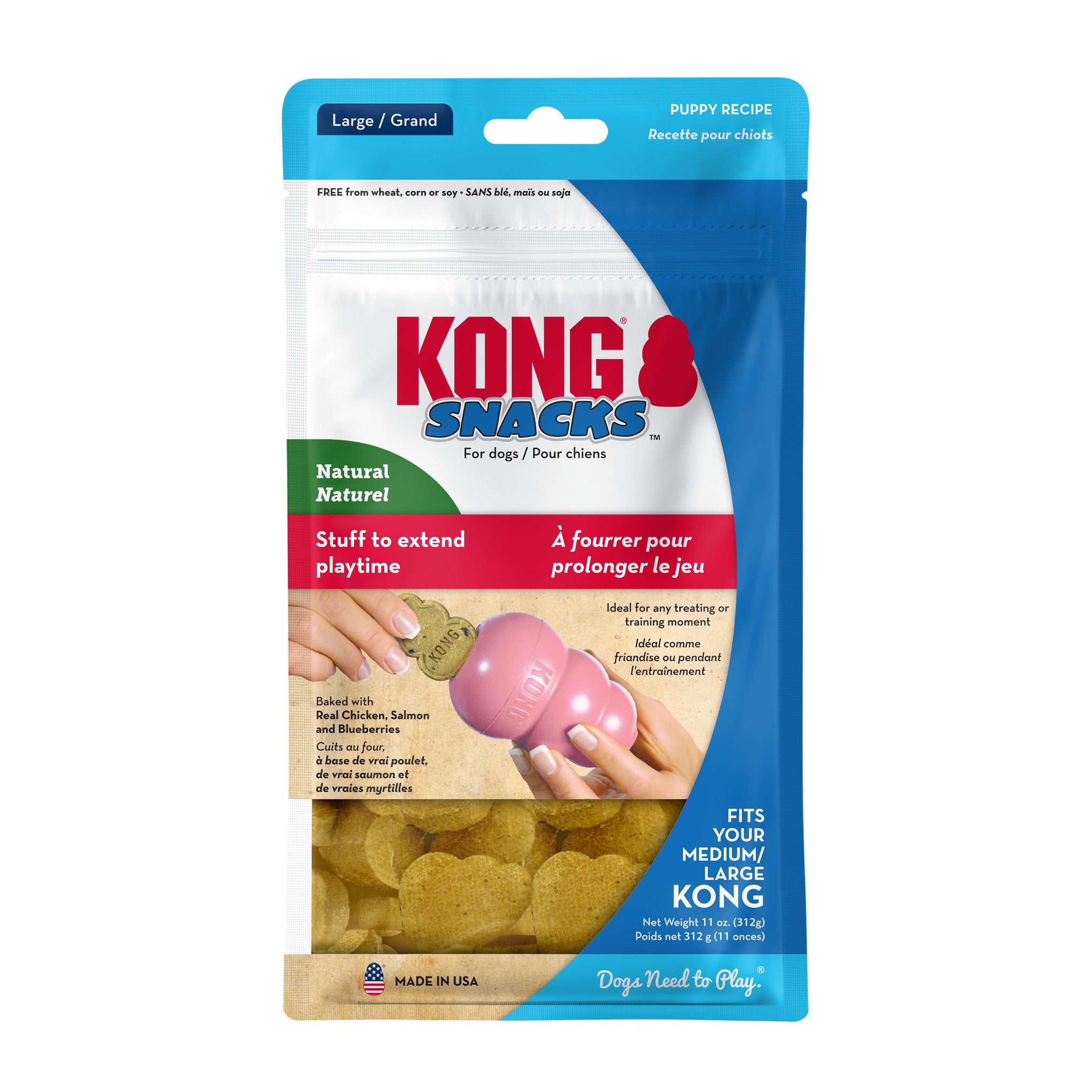 KONG Snacks Puppy Treats Large 300g
