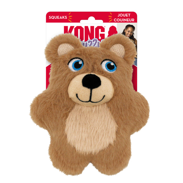 KONG Snuzzles Kiddos Teddy Bear Dog Toy Small