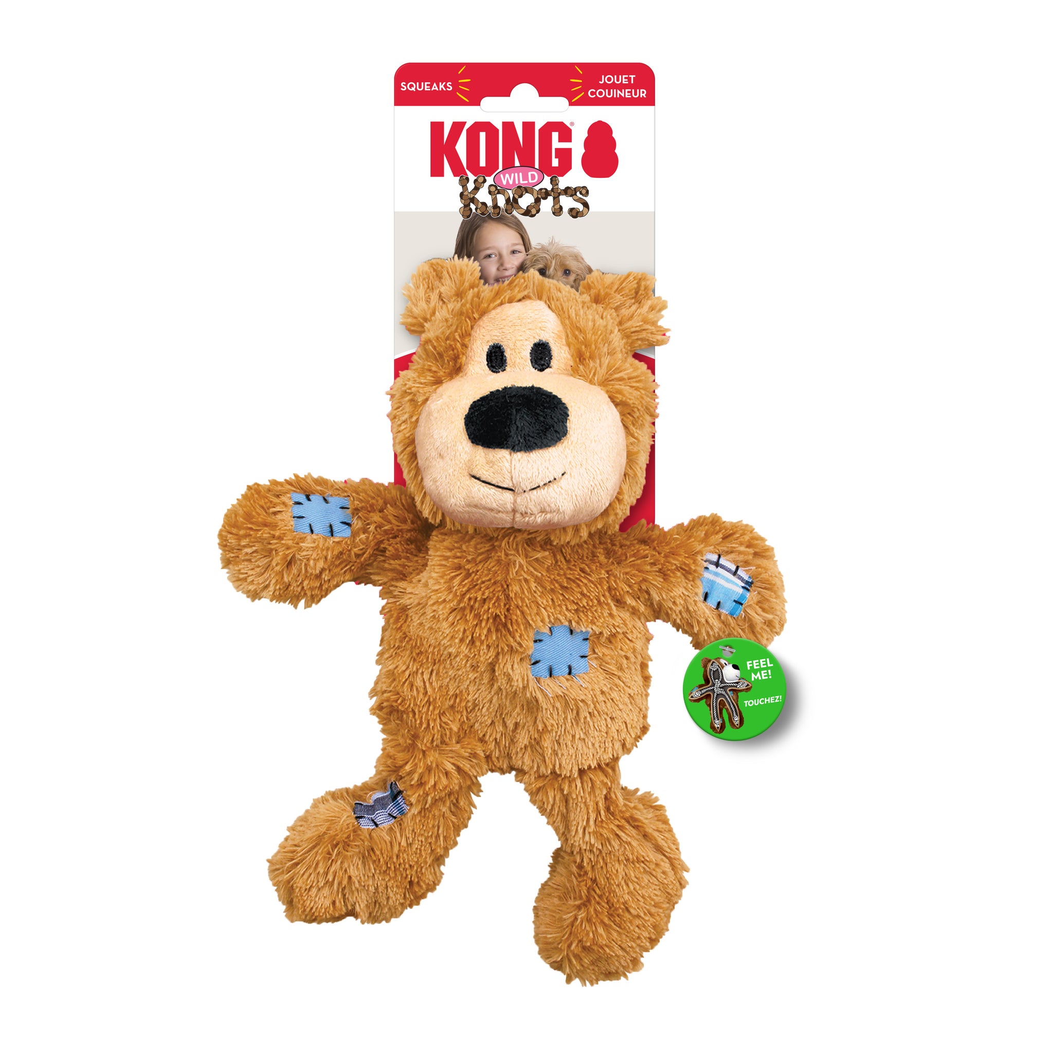 KONG Wild Knots Bear Dog Toy