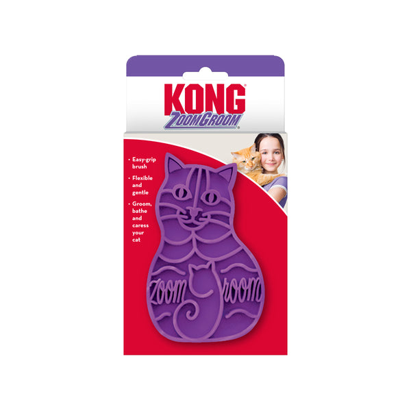 KONG ZoomGroom Brush For Cats