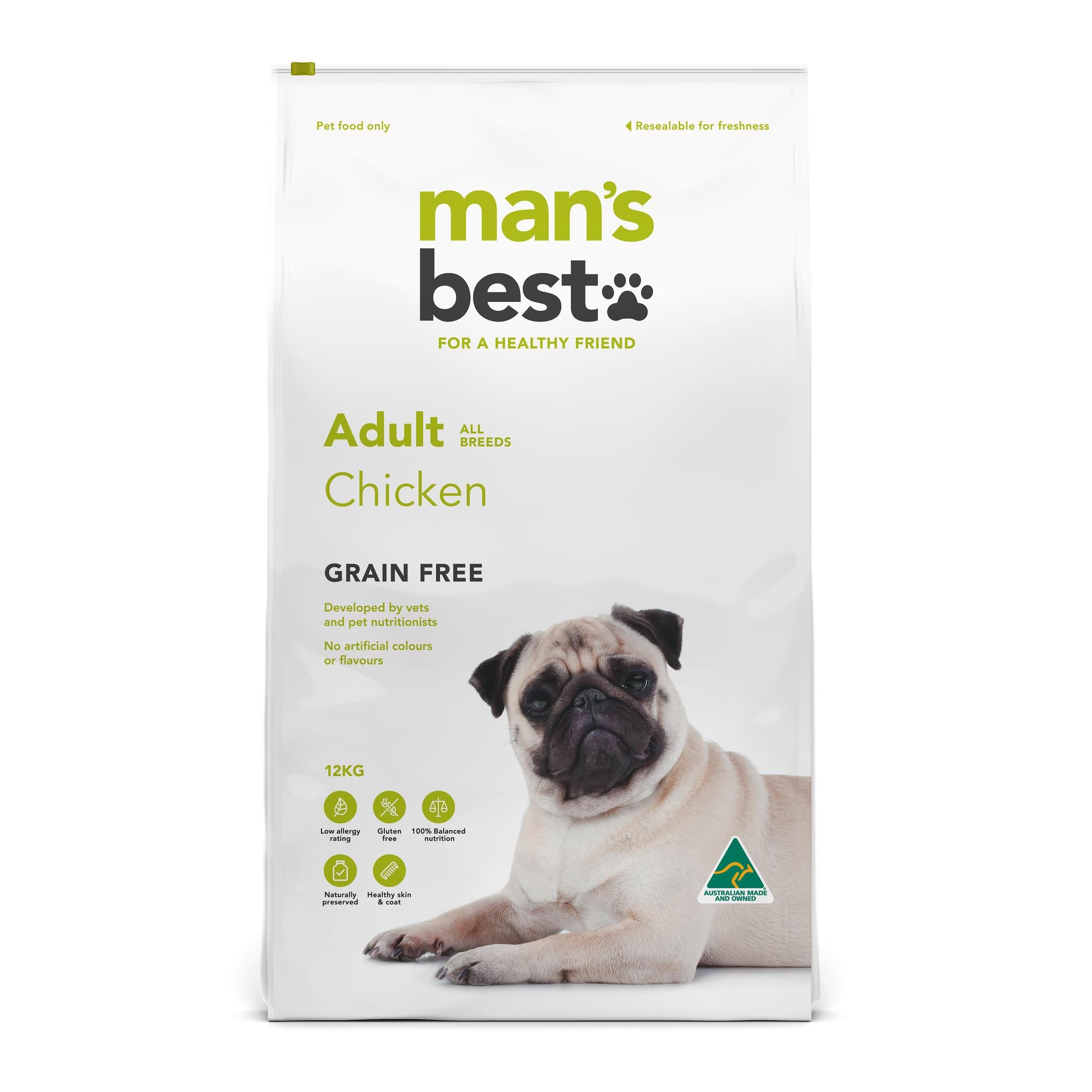 Man s Best Dog Food Grain Free Natural Nutrition