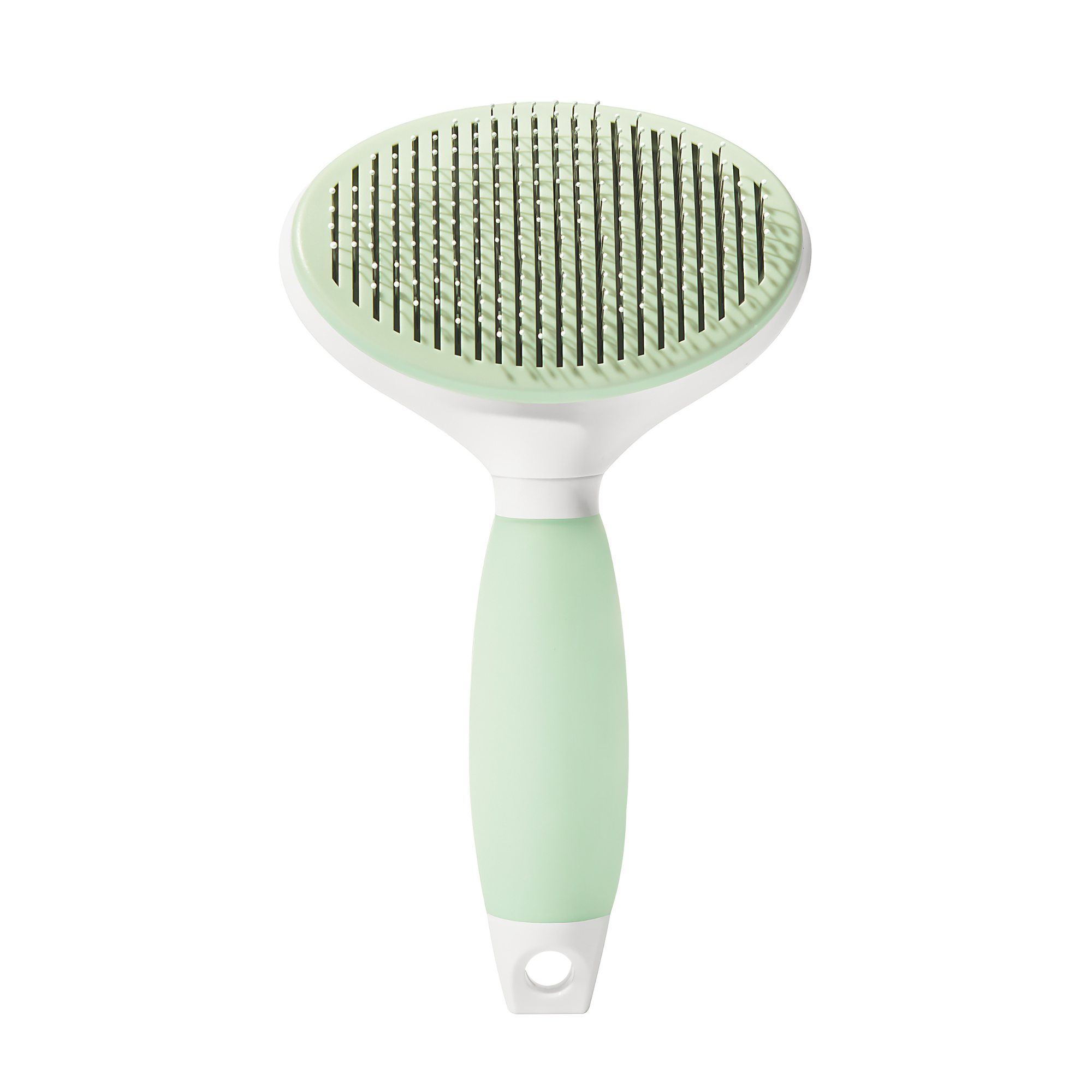 Michu Cream Round Head Grooming Dog and Cat Brush