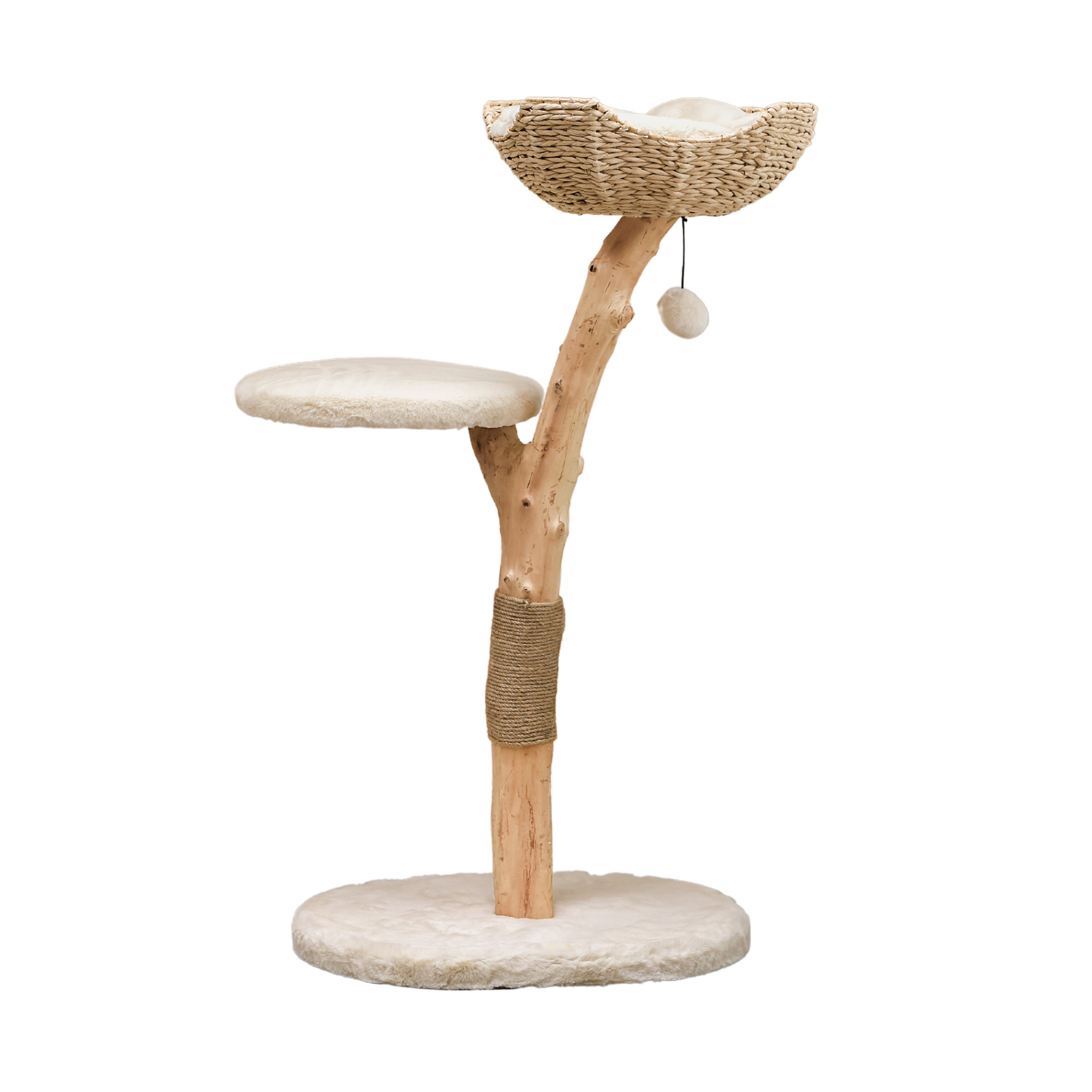 Michu Premium Real Wooden Cat Tree Medium