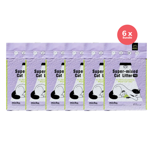 Michu Super Mixed Tofu Cat Litter 6L x 6