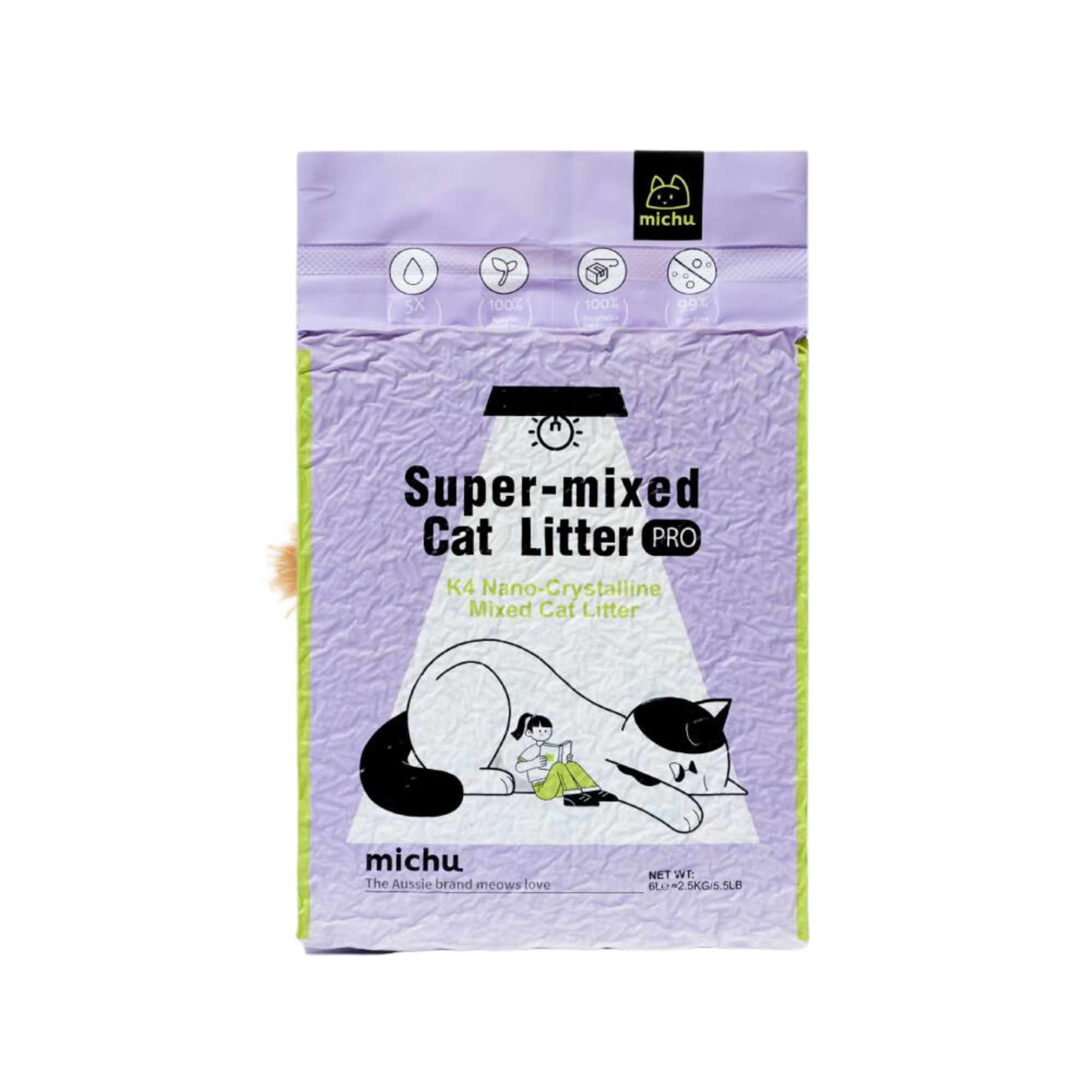 Michu Super Mixed Tofu Cat Litter 6L