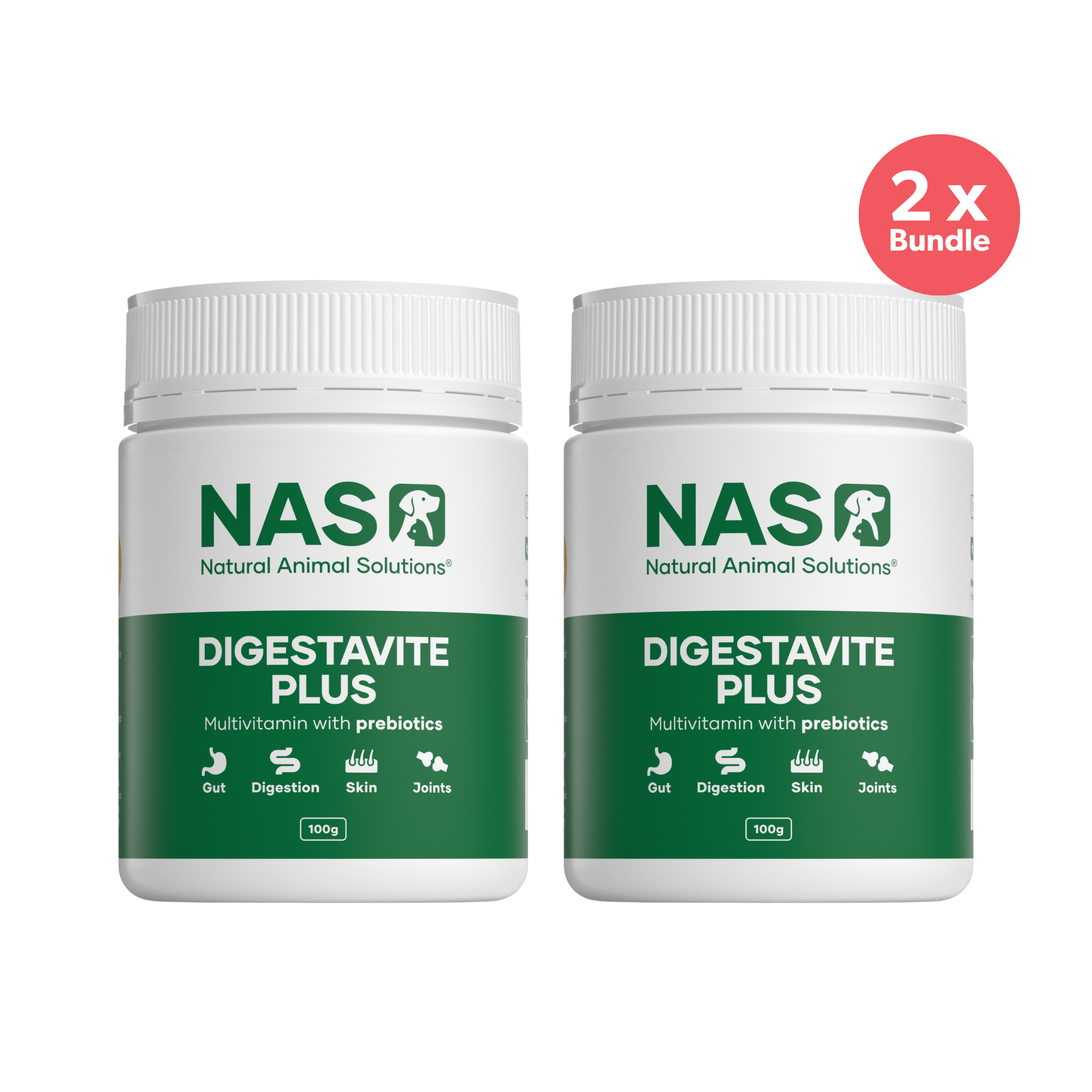 Natural Animal Solutions Digestavite Plus 100g x 2