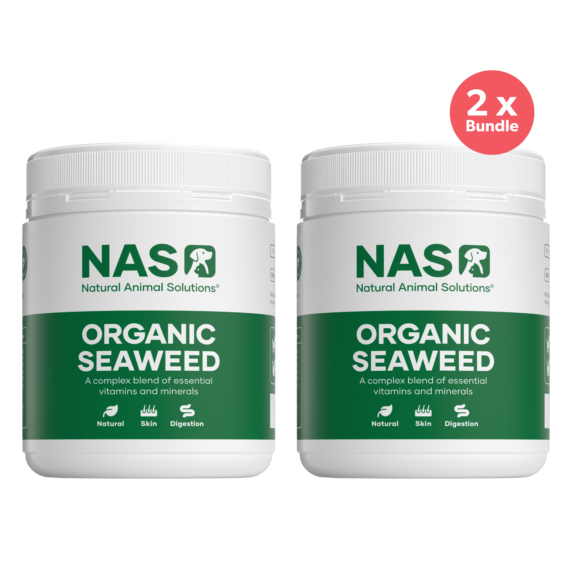 Natural Animal Solutions Organic Seaweed 300g x 2