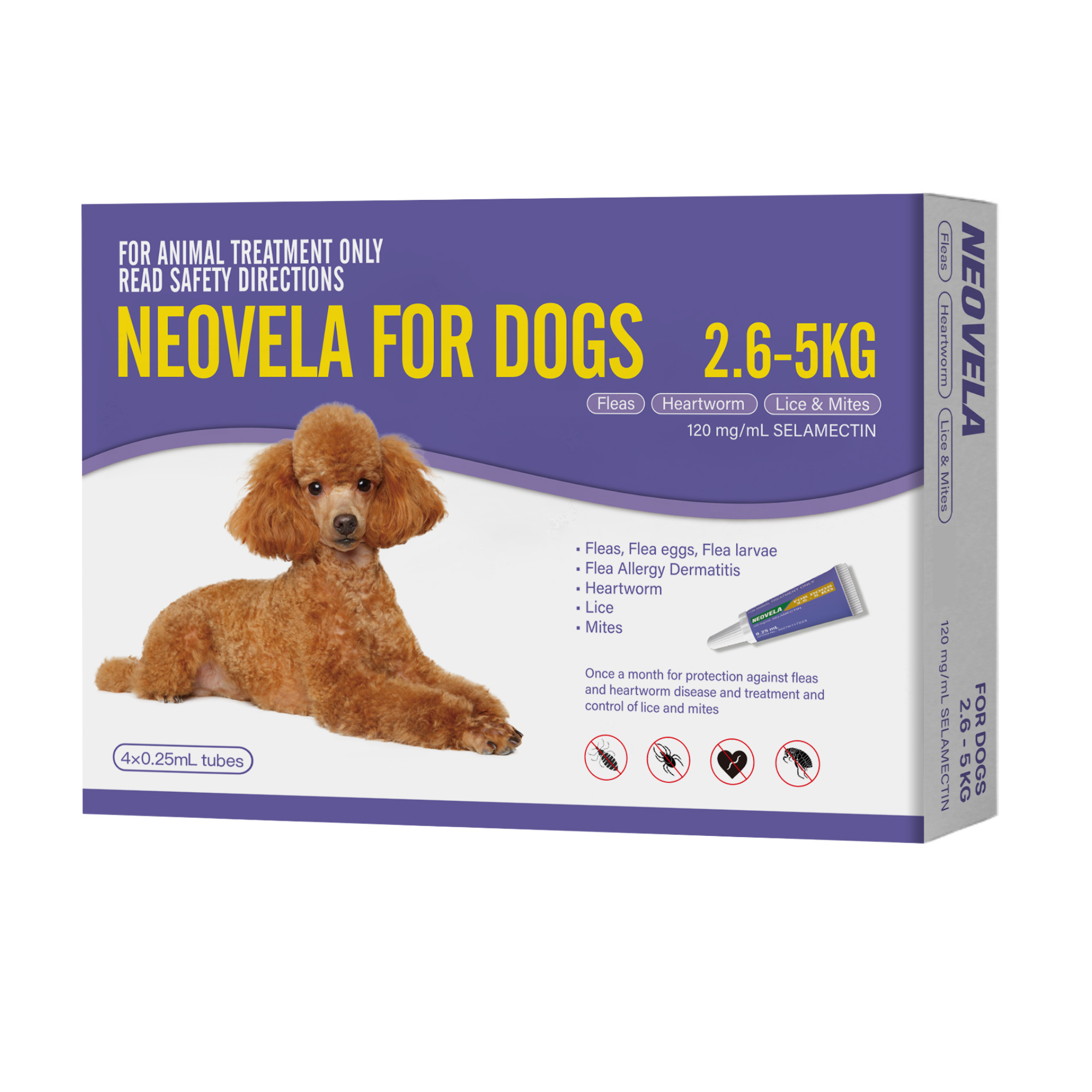 Neovela For Dogs 2.6-5kg 4 Pack