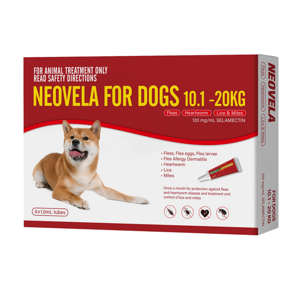 Neovela For Dogs 10.1-20kg 4 Pack