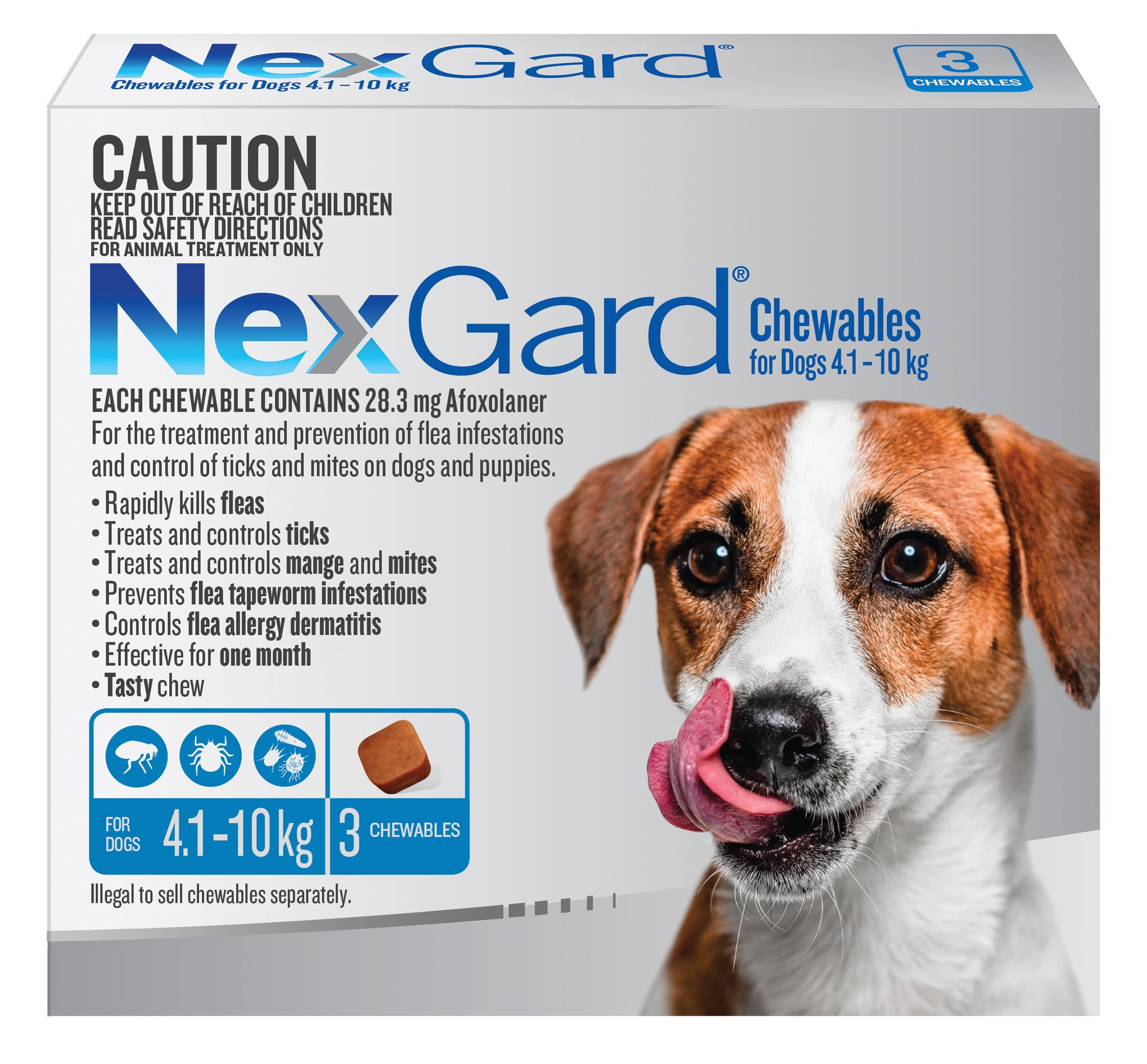 Nexgard Small Dog Chews 4.1-10kg