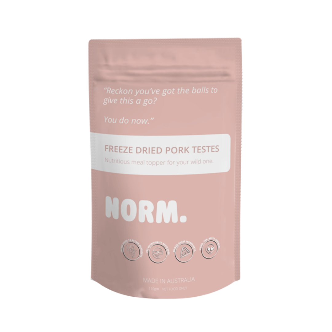 Norm Pork Testes Pet Meal Topper