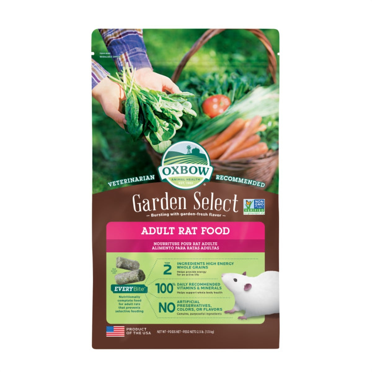 Oxbow Garden Select Adult Rat Food 1.13kg