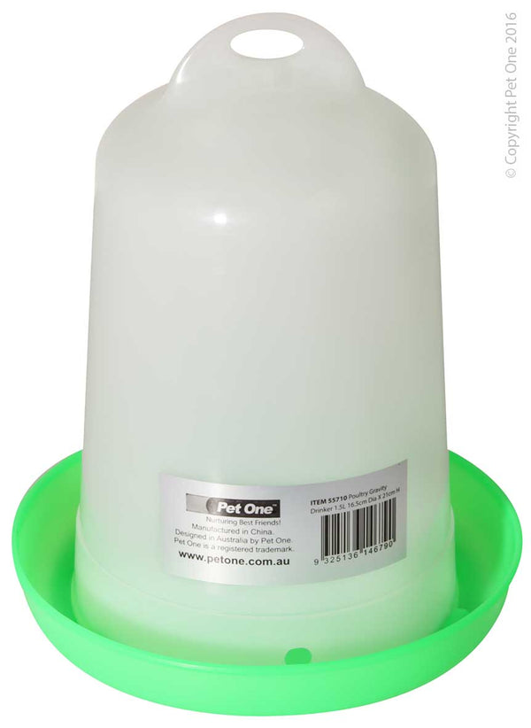 Pet One Poultry Gravity Drinker