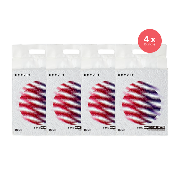 PETKIT 5 in 1 Mixed Tofu Cat Litter 3.6kg x 4