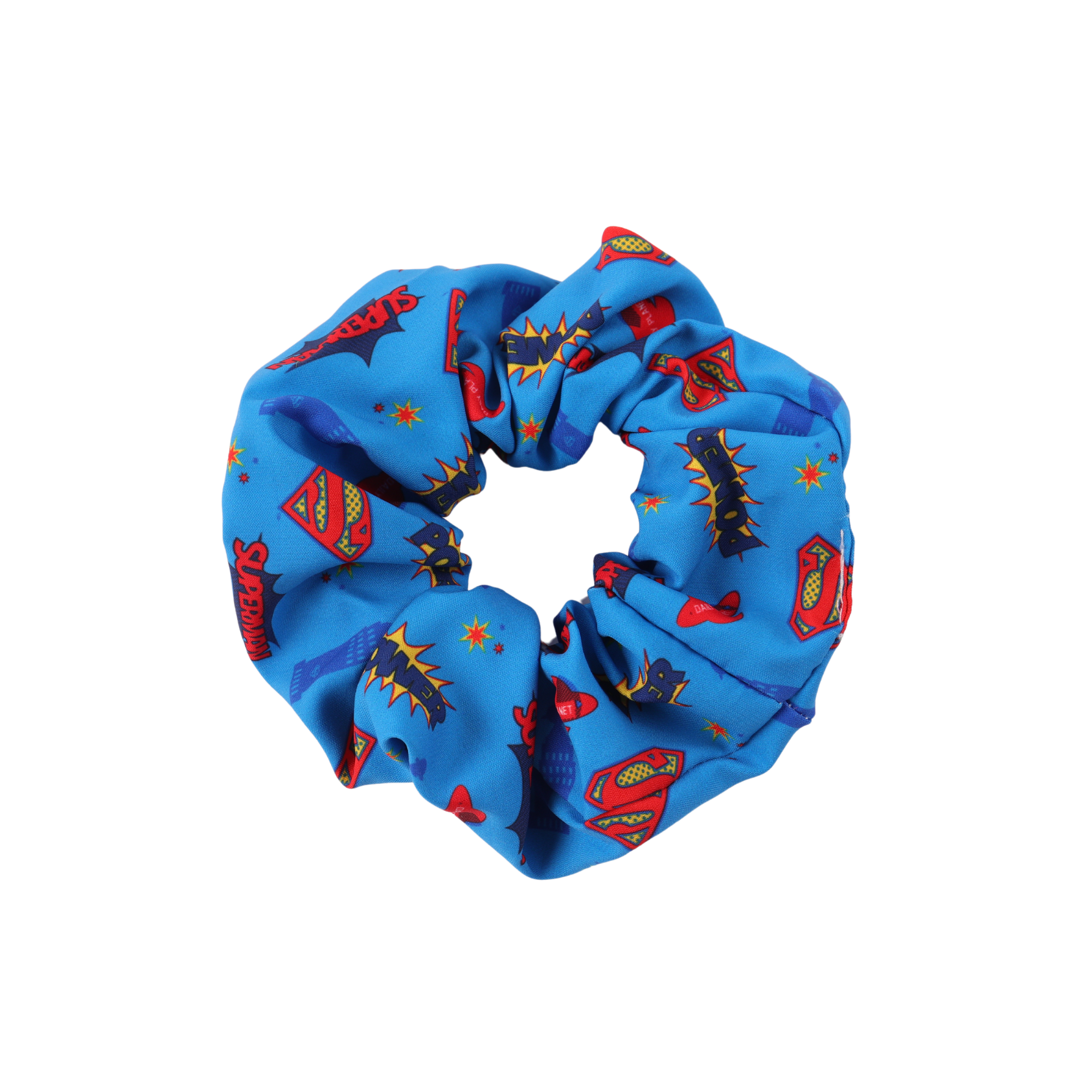 Petverse Superman Hair Scrunchie