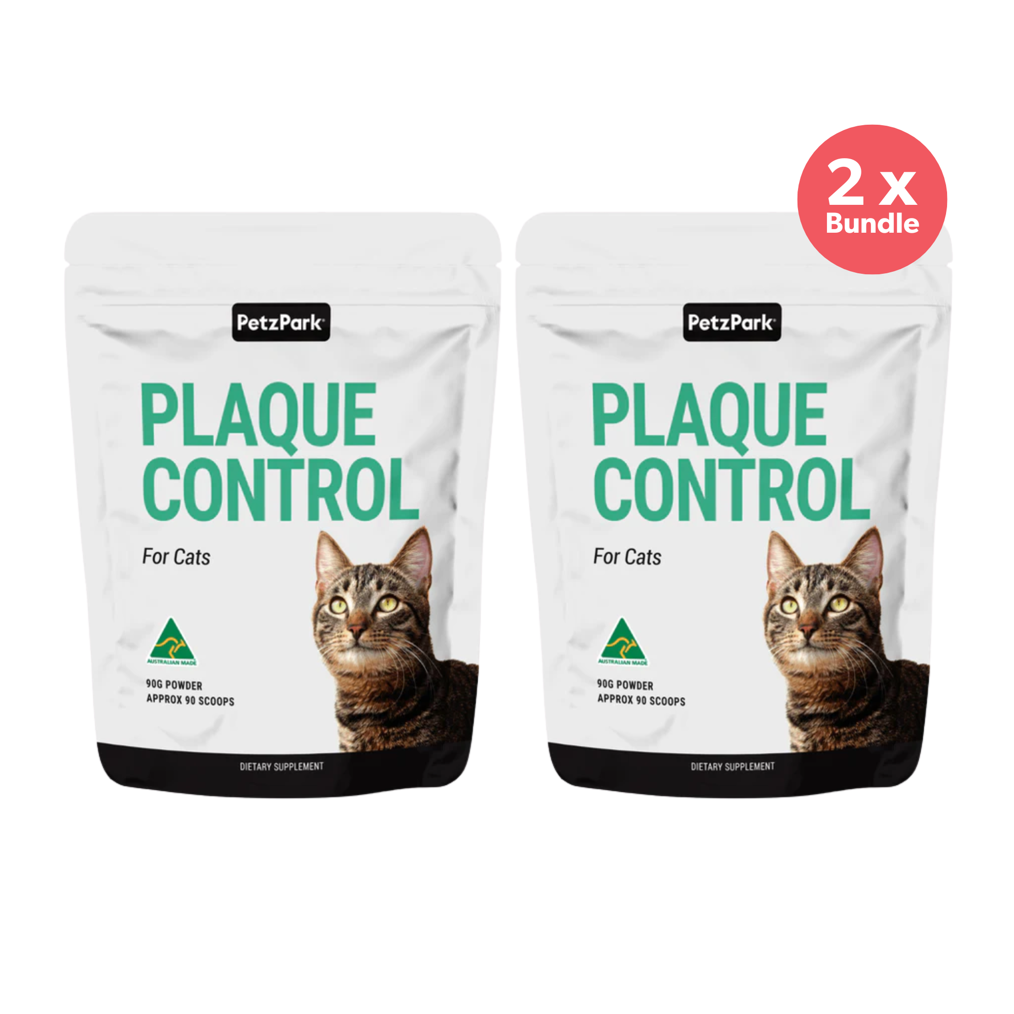 Petz Park Plaque Control for Cats 90g x 2
