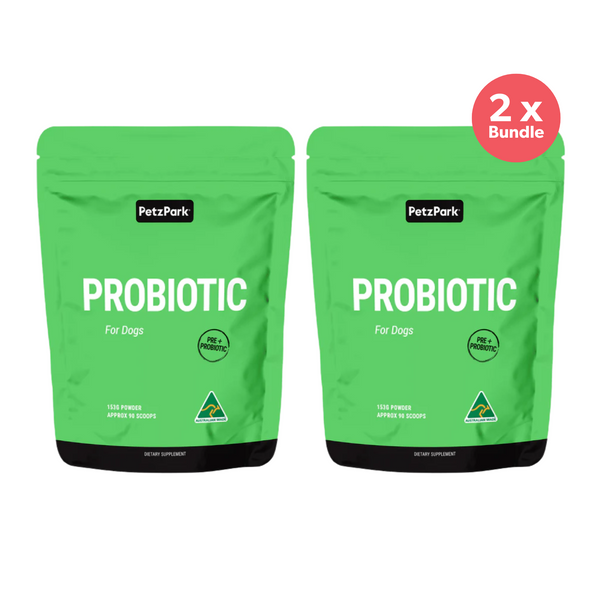 Petz Park Probiotic for Dogs  90 Scoops 153g x 2