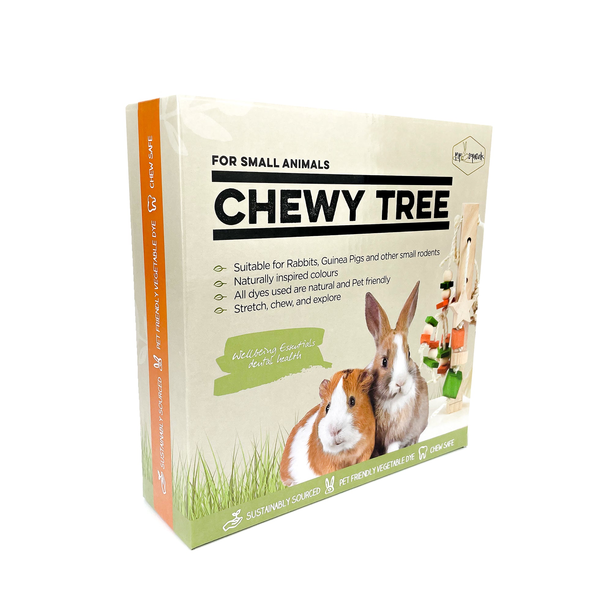 Pipsqueak Chewy Tree Small Animal Toy