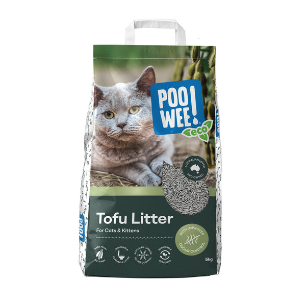 POOWEE! Eco Tofu Flushable Litter 5kg