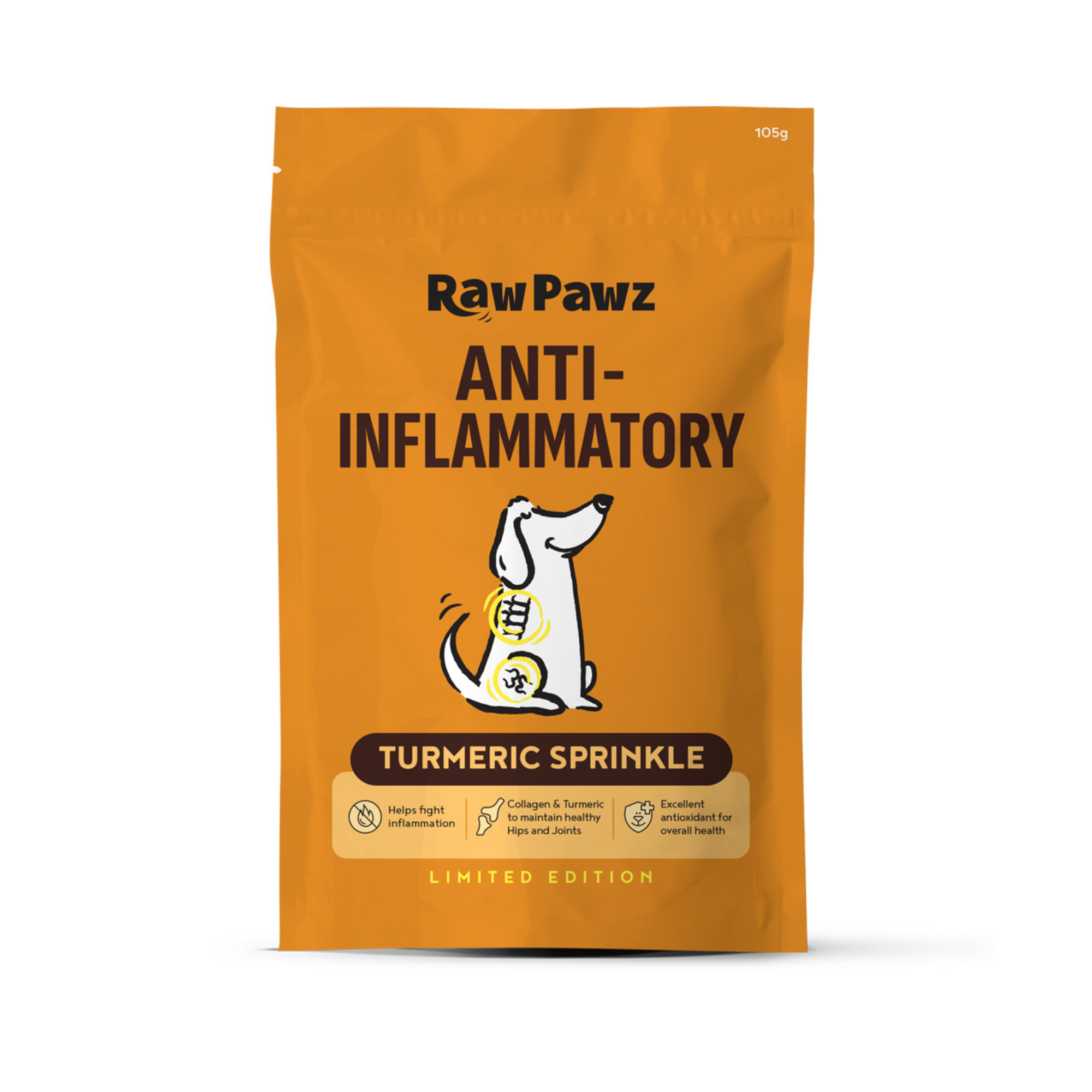 Raw Pawz Turmeric Anti Inflammatory Dog Meal Topper 90g