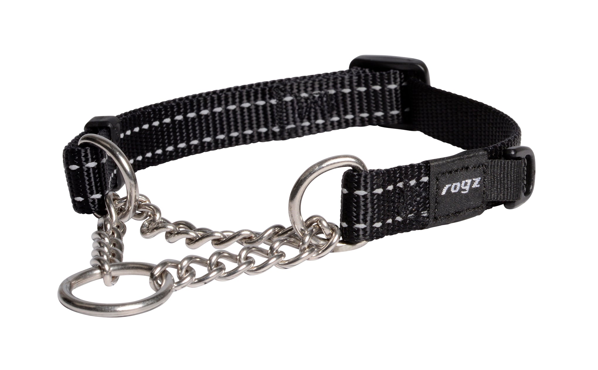 Rogz Control Obedience Dog Collar Black