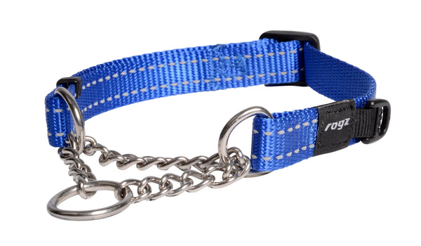 Rogz Control Obedience Dog Collar Blue