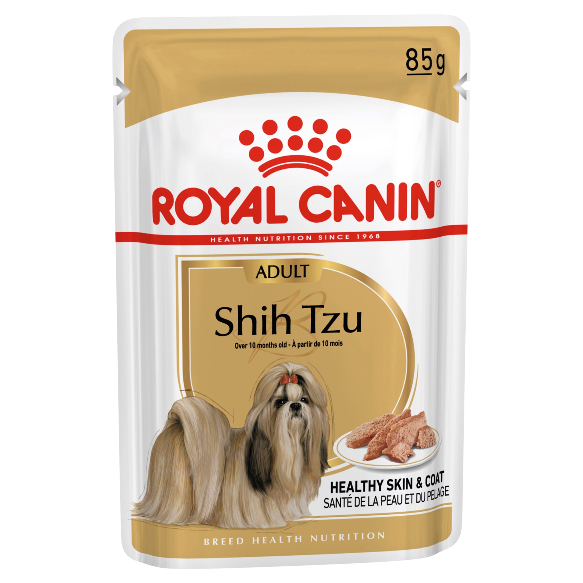 Royal Canin Dog Shih Tzu Adult Wet Loaf Dog Food Pouches 85g x 12