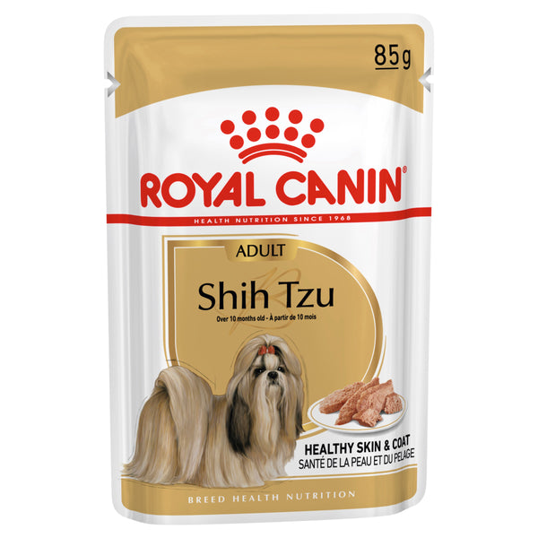 Royal Canin Dog Shih Tzu Adult Wet Loaf Dog Food Pouches 85g x 12