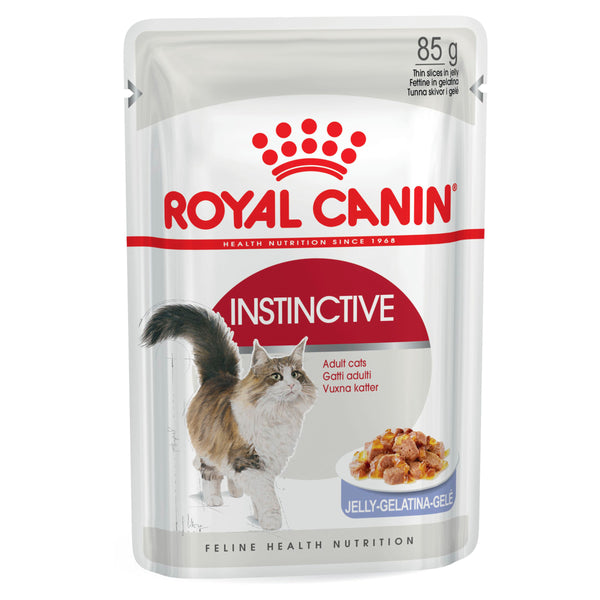 Royal Canin Instinctive With Jelly Adult Wet Cat Food Pouches 85g x 12