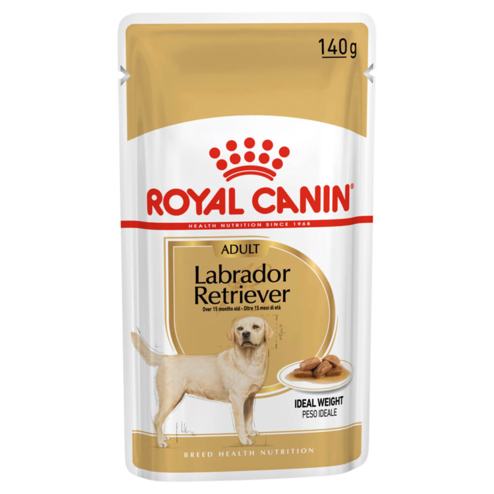 Royal Canin Labrador Retriever Wet Dog Food Pouches 140g x 10