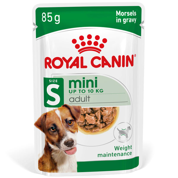 Royal Canin Mini Adult Wet Dog Food Pouches 85g x 12