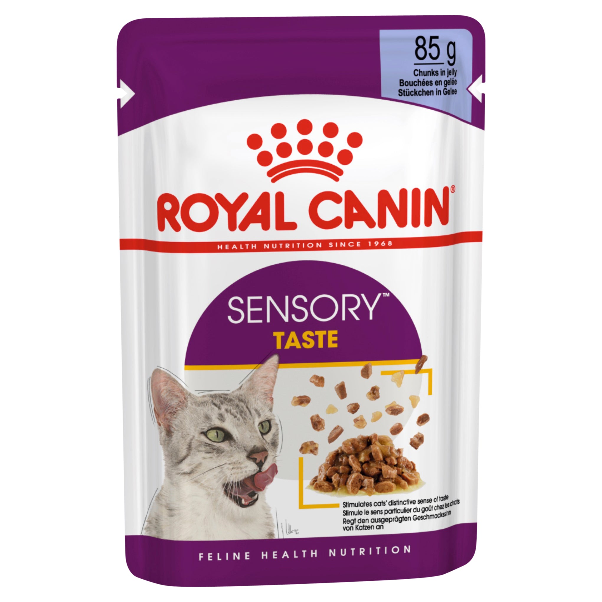Royal Canin Sensory Taste Jelly Adult Wet Cat Food Pouches 85g x 12