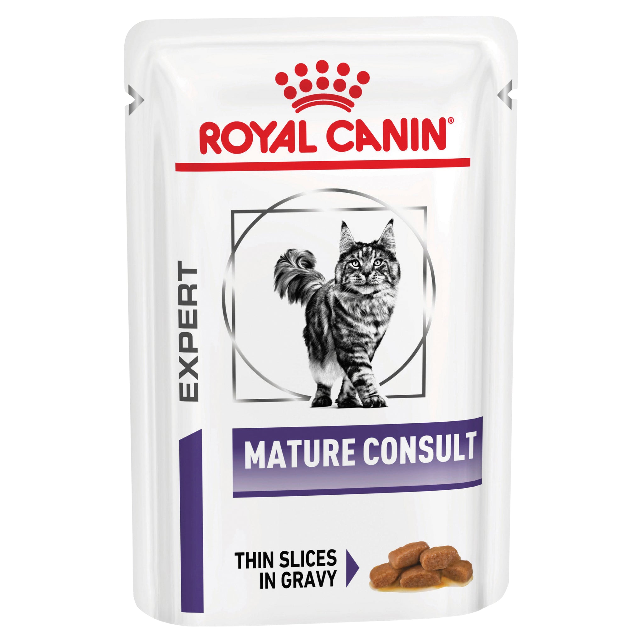 Royal Canin Veterinary Diet Mature Consult Wet Cat Food 85g x 12