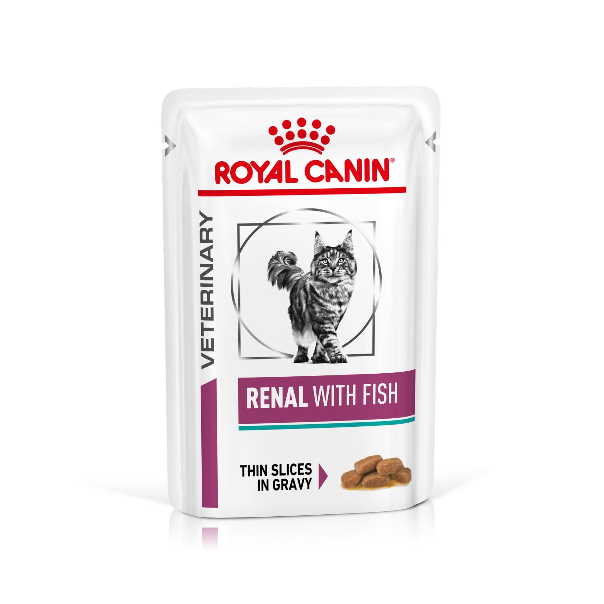 Royal Canin Veterinary Diet Renal Fish Adult Wet Cat Food 85g x 12