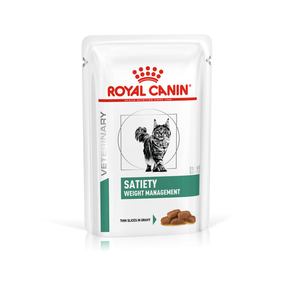 Royal Canin Veterinary Diet Satiety Adult Wet Cat Food 85g x 12