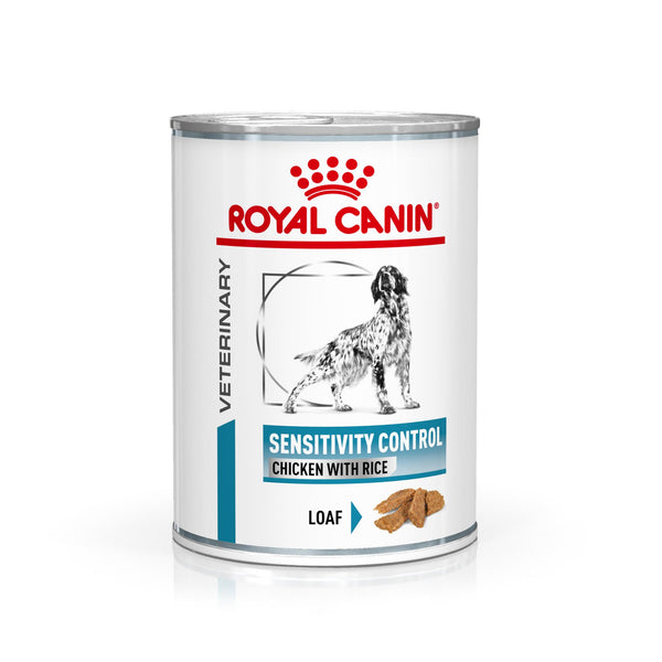 Royal Canin Veterinary Diet Sensitivity Control Adult Wet Dog Food 410g x 12