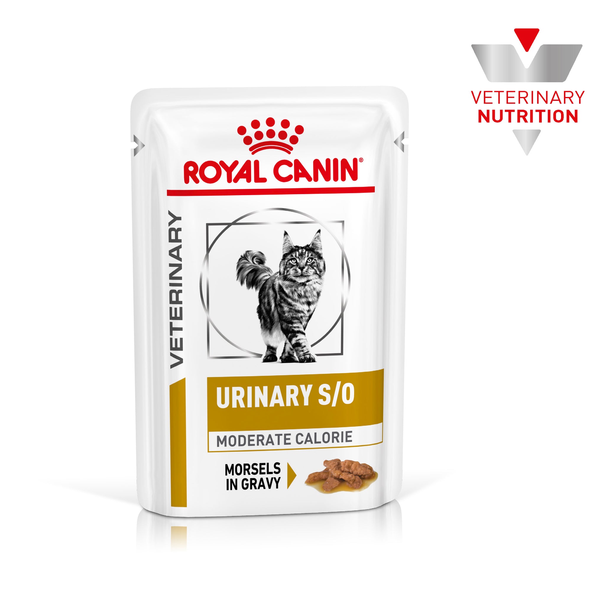 Royal Canin Veterinary Diet Urinary S/O Moderate Calorie Adult Wet Cat Food 85g x 12