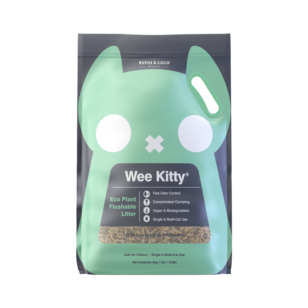 Rufus & Coco Wee Kitty Eco Plant Cat Litter