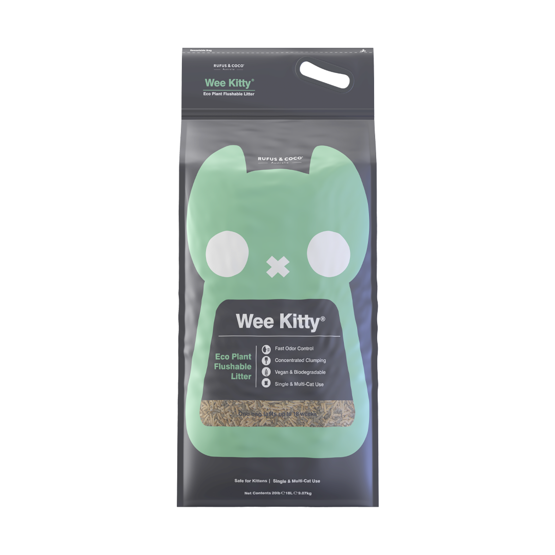 Rufus & Coco Wee Kitty Eco Plant Cat Litter