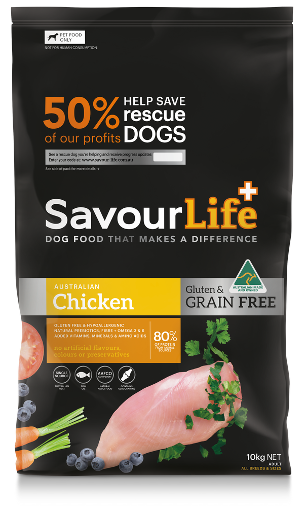 SavourLife Grain Free Adult Dog Australian Chicken Dry Food