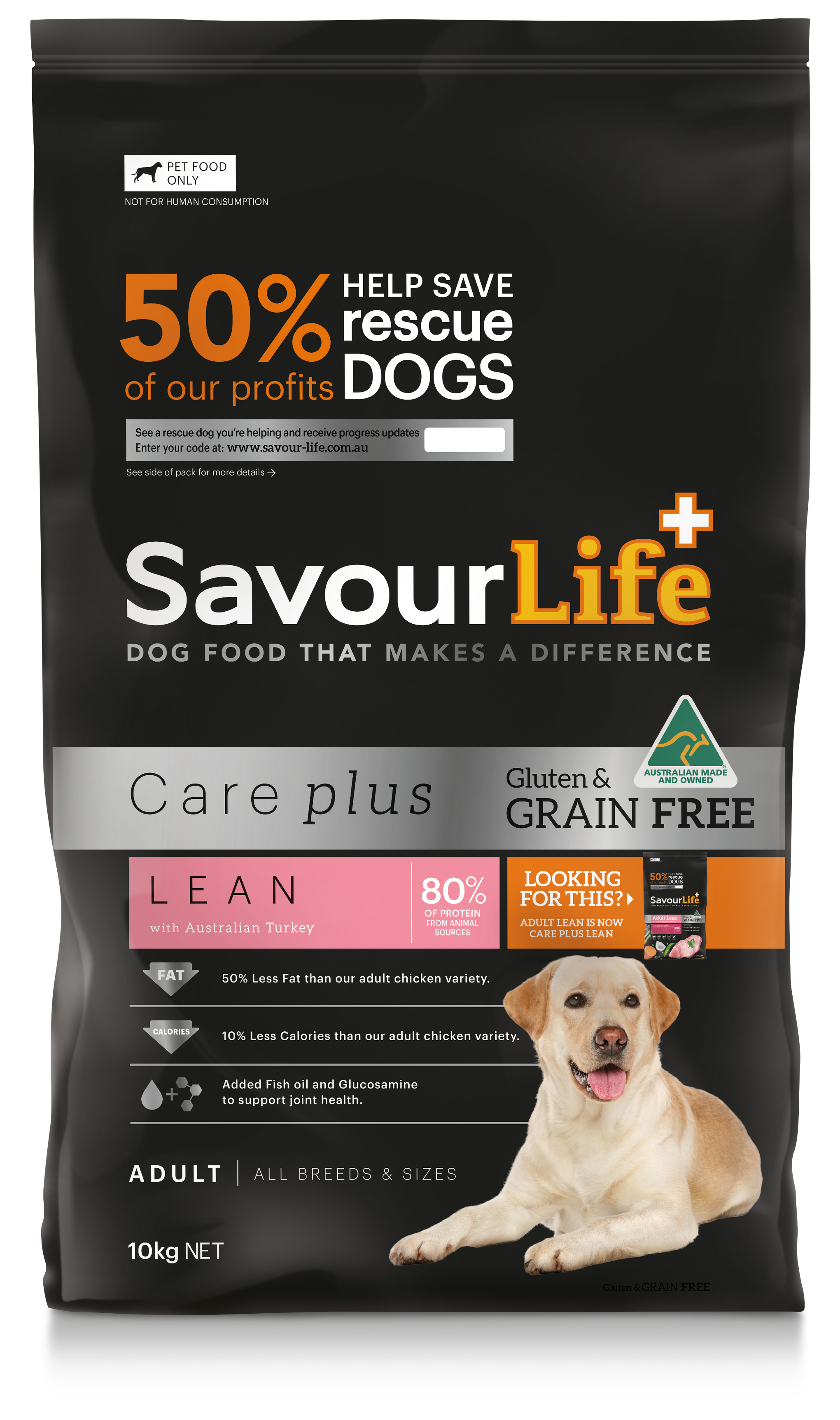 SavourLife Grain Free Care Plus Adult Dog Lean Turkey Dry Food