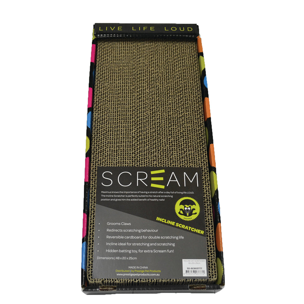 Scream Incline Cat Scratcher